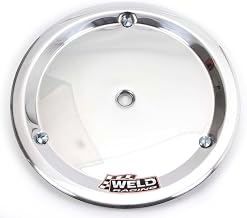Weld Racing Mud Cover, Ultra Cover, Quick Release Fastener, Aluminum, Polished, 13 in Wheels, Each