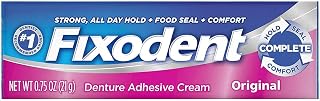 Fixodent Denture Adhesive Cream Original 0.75 oz (Pack of 12)
