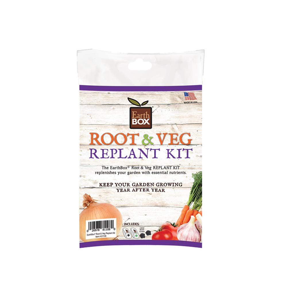 Replant Kit by EarthBox – Root & Veg, Dolomite, White, Pack of 5, Model 81108