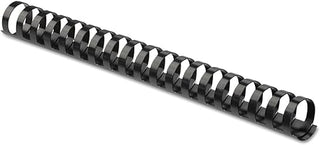 Fellowes 52066 Plastic Comb Bindings, 1-1/2-Inch Diameter, 340 Sheet Capacity, Black, 10 Combs/Pack