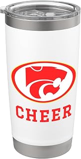 Carlisle High School Wildcats Cheer Stainless Steel Insulated Tumbler