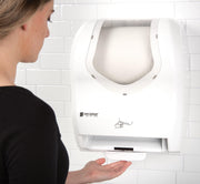 San Jamar Hybrid / White / 16.5" x 13" x 9.25" Commercial Paper Hand Towel Dispensers