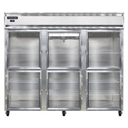 3FE-GD-HD Extra-Wide Three Section Reach In Glass Door Freezer by Continental Refrigerator – Commercial Grade