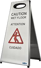 Frost 1119 Wet Floor Sign, Metallic 24" Length by 12" Wide by 1" D