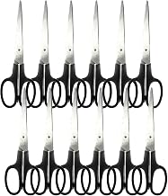 Charles Leonard Stainless Steel Shears, 7" Straight, Pack of 12
