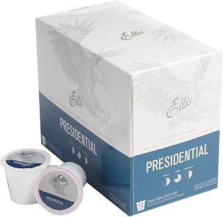 ELLIS COFFEE Presidential - Light Roast - Single Serve Coffee Pods - 24 Coffee Pods