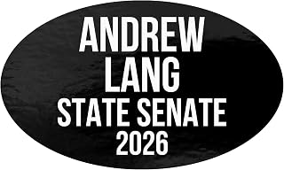 Andrew Lang Sticker Car Bumper 2026 for State Senate Minnesota Vote