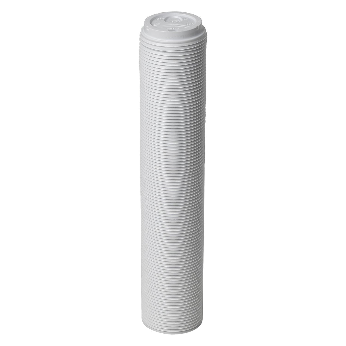 Georgia-Pacific Dixie 10 oz. to 16 oz. Dome Hot Coffee Cup Lids by GP PRO (Georgia-Pacific) – White, D9542, 1,000 Count (100 Lids Per Sleeve, 10 Sleeves Per Case)