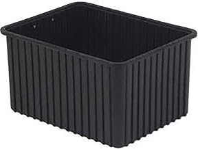 LEWISBins ESD-Safe Divider Box, 22-13/32"L x 17-13/32"W x 12"H - Lot of 3