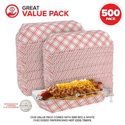 Stock Your Home 500 / 500 Count / Red Serving Trays