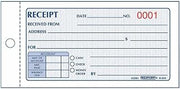 Rediform Small Money Receipt Book, Two-Part Carbonless, 2.75 x 5, 50 Forms Total