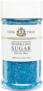 India Tree Electric Blue Sparkling Sugar, 3-1/2 oz.