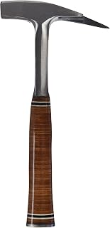 Estwing Latthammer - 21 oz USA Made Magnetic Smooth Face with German Pattern Design & Genuine Leather Grip - E239MS
