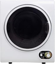 Magic Chef Compact Electric White MCSDRY15W 1.5 cu. ft. Laundry Dryer