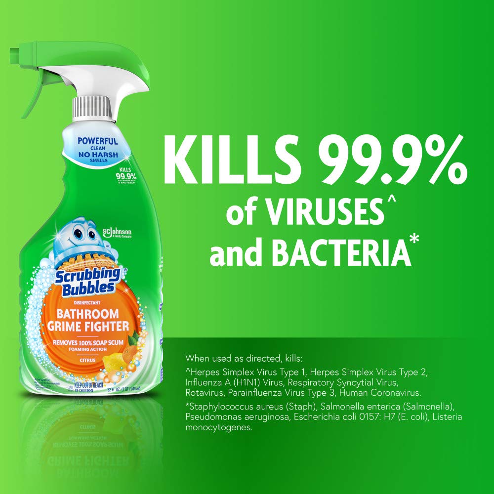 Scrubbing Bubbles 32 Fl Oz (Pack of 1) / Citrus / 1 Multipurpose Bathroom Cleaners
