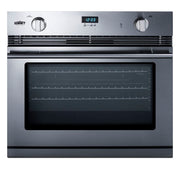 Summit Appliance Stainless Steel / 3 cubic feet / 3.0 cubic_feet Single Wall Ovens