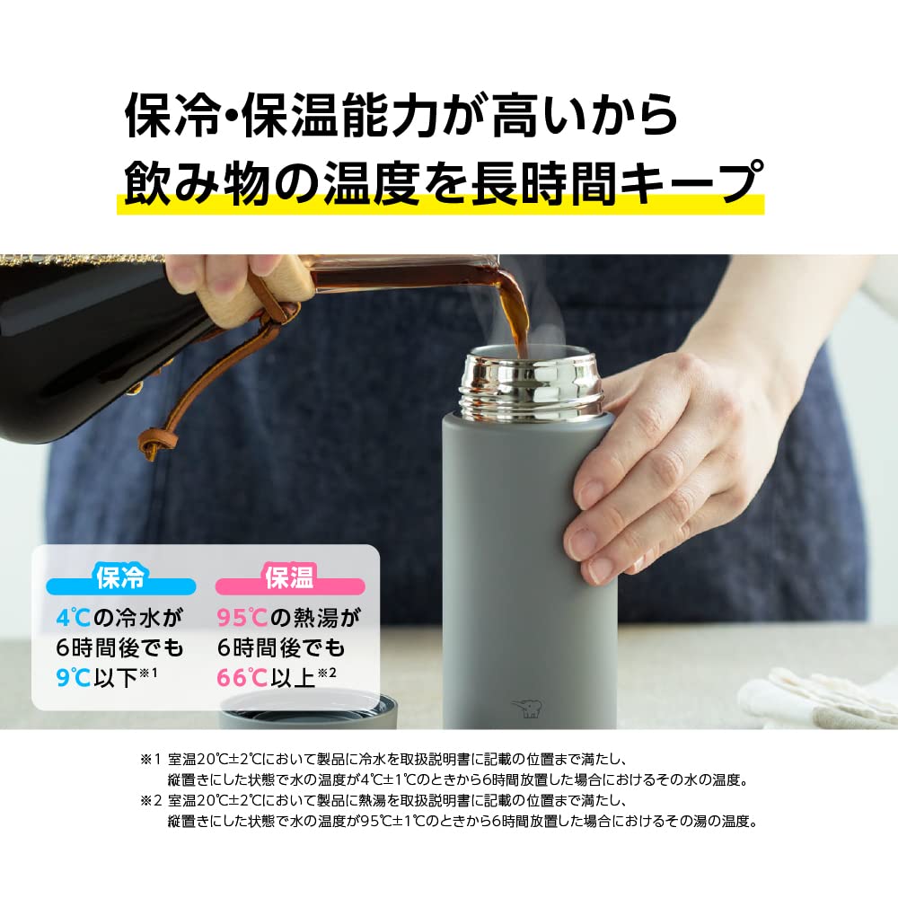 Zojirushi Medium Grey / 12.2 fl oz / Mug Thermoses