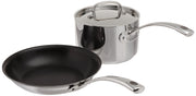 Cuisinart Stainless Steel / 2-Piece / Nonstick Skillet and Saucepan Set Chef's Pans