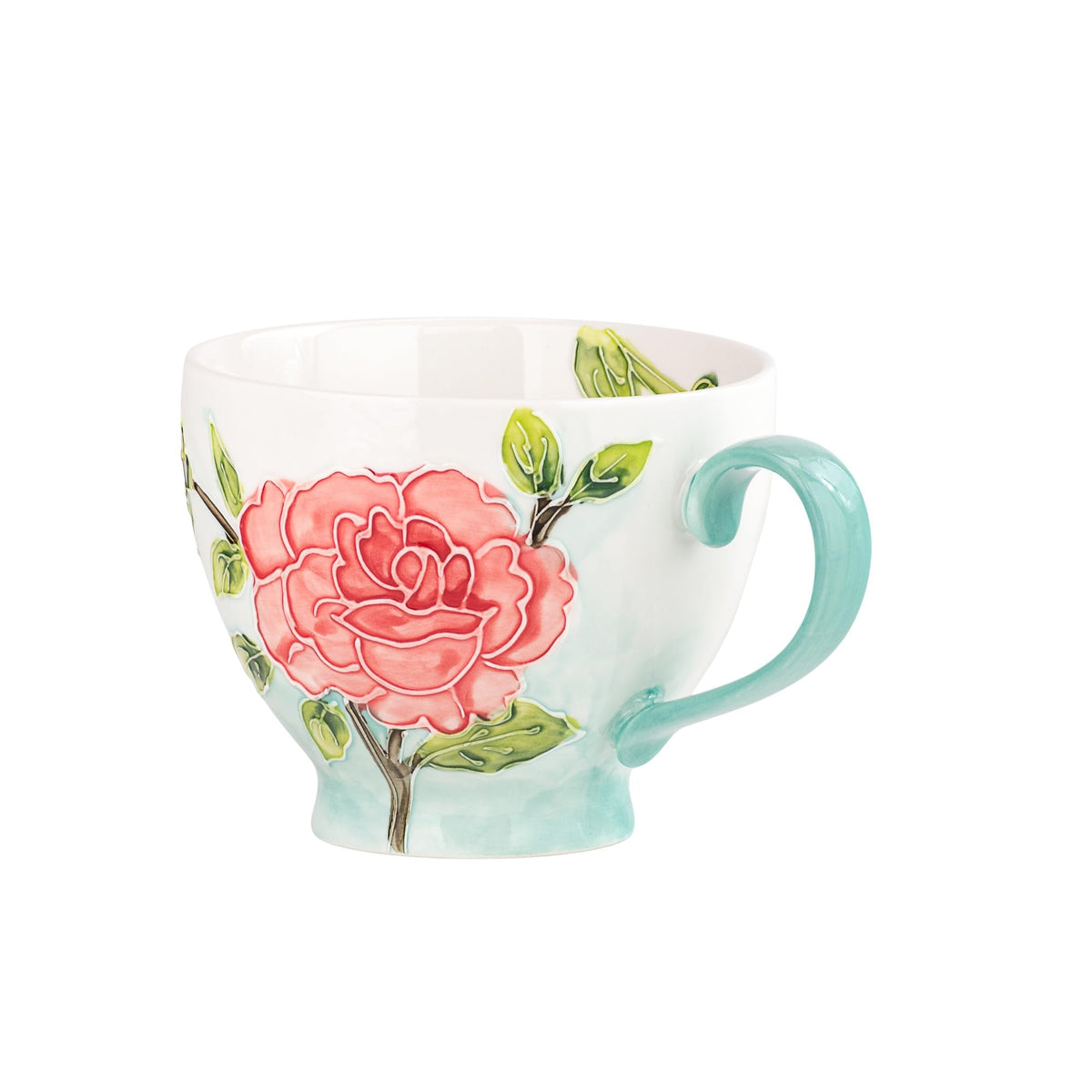 10 Strawberry Street Peonies / Large / Chic Mug Sets