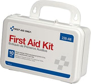 First Aid Only Unitized First Aid Kit with Plastic Case Ansi, White