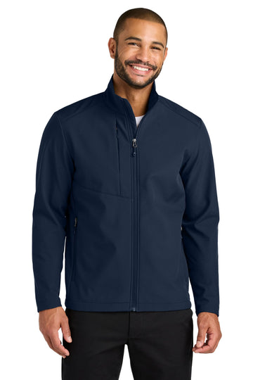 Men's Recycled Core Soft Shell Jacket by Port Authority – X-Small, True Navy, Model J720