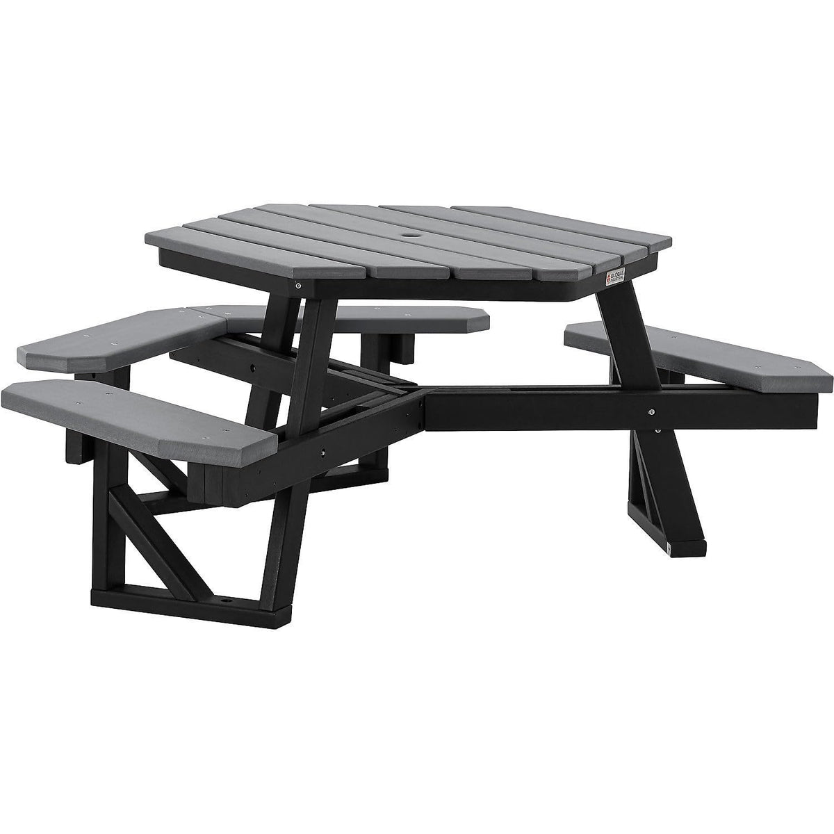 Global Industrial Grey / Industrial / 1 Picnic Tables