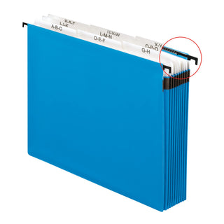 Nine-Section Hanging Folder by Pendaflex – Letter, Paper, Blue, Model 59225