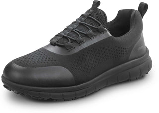 Mens Black MaxTrax Soft Toe SRO Slip-On Athletic 10.5 M by SR Max – 10.5, Rubber, Black, Model Anniston