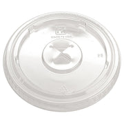 X-Slot Flat Lid - 1000 / CS by Fabri-Kal – 20.0 ounces, Polyethylene, Clear, Pack of 1000, Model 9508076