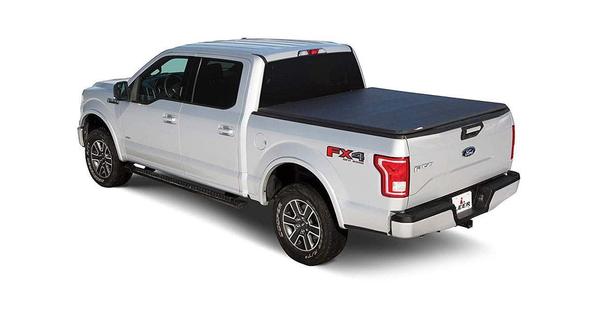 Latitude | Fits 2013-2021 Nissan Frontier with 5 FT Bed with or w/o Track | Easy Install by LEER – 5' Bed, Vinyl, Black, Model 630102