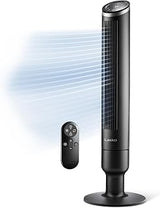 Lasko Apex Oscillating Tower Fan with Remote - 42" - RST200 - Black