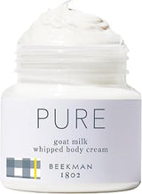 Beekman 1802 Goat Milk Whipped Body Cream, Fragrance Free, 8 oz | Rich Body Butter & Body Cream, Goat Milk Lotion, Shea Butter & Vitamin E, Hydrating Body Moisturizer for Dry Skin