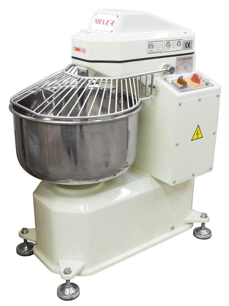 40 quart Dual Motor Spiral Dough Mixer by American Eagle Food Machinery – 40qt, Cast Iron, Stainless Steel, Model AE-1220