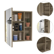 Tuhome Pine / 19.5" H x 17.7" W x 5.4" D / Modern Medicine Cabinets
