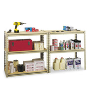 Tennsco LSS361872 Stur-D-Stor Shelving Five-Shelf 36w x 18d x 72h Sand by Sharpie – 36 by 18-1/2 by 73-Inch, Alloy Steel, Sand, Model LSS-361872