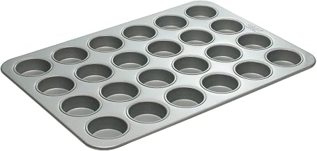 Winco 17 7/8" x 25 7/8" 24 Cup Texas Aluminized Steel Muffin Pan