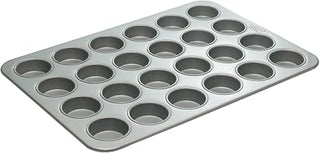 Winco 17 7/8" x 25 7/8" 24 Cup Texas Aluminized Steel Muffin Pan