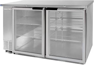Beverage Air BB58HC-1-FG-S Two-Section Refrigerated Food Rated Back Bar Storage Cabinet, NSF