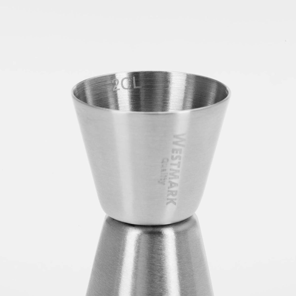 Jigger 2/4 cl by Westmark – 20 mL (0.68 oz) and 40 mL (1.35 oz), 40 milliliters, Stainless Steel, Model 62772260