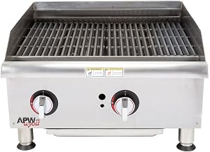 APW Wyott GCB-36I 36" Stainless Steel Charbroiler, Gas, Countertop 120,000 BTU