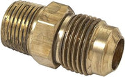 BrassCraft 48-8-8 1/2 O.D. by 1/2 -Inch Male Adaptor, Rough Brass