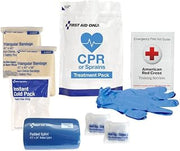 First Aid Only 91165: CPR & Sprains Treatment Pack