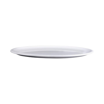 21" x 15" White Oval Heavy-Duty Melamine Plastic Serving Platter by Elite Global Solutions – 21" x 15", Melamine, White, Model M2115OV-W