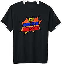 Kai Born to Be Awesome Funny Kai Name Adult & Youth Soccer Jersey