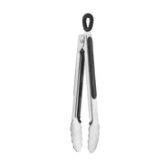 2pc Tong Set - 7" & 9" Stainless Steel Kitchen Tongs with Locking Mechanism & Grip Handle by Cuisinart – 7" & 9" Set, Stainless Steel, Stainless Steel & Black, Model CTG-00-2TNG