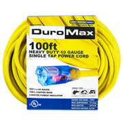 Outdoor Extension Cord by DuroMax – XPC10100A, pvc, Yellow, Model XPC10100A