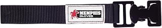 MCR Safety GCB Nickel Gloves Utility Clip with Nylon Strap, Black,Large