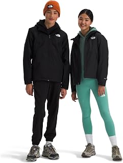 The North Face Teen Antora Triclimate Jacket | Waterproof Shell, Inner Fleece Layer, Adjustable Hood With Rain Guard Tunnel