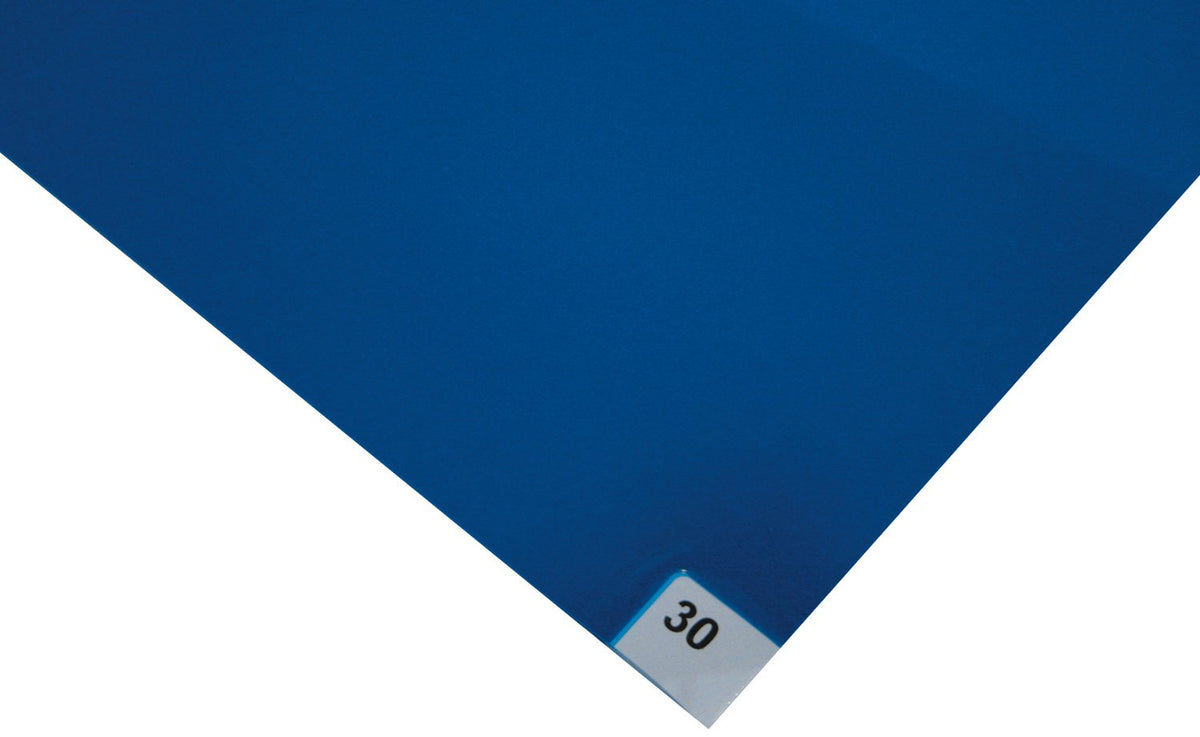 2' x 3' Clean Room Mat by Wearwell – 2-by-3-Feet, Polyethylene, Blue, Model 095.2x3BL