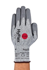 HyFlex 11‑425 Cut‑Resistant Work Gloves for Automotive by Ansell – Size 9 (L), Nitrile, Grey & White, Pack of 144, Model 11-425